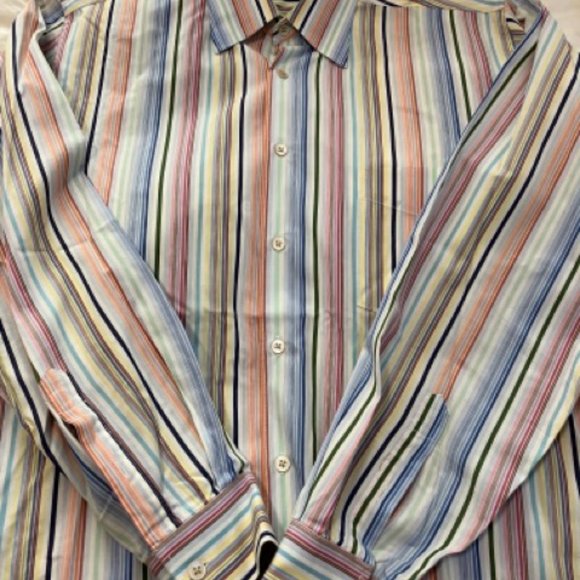 Martin Gordon Pastel Colors Stripped Shirt - Picture 2 of 5